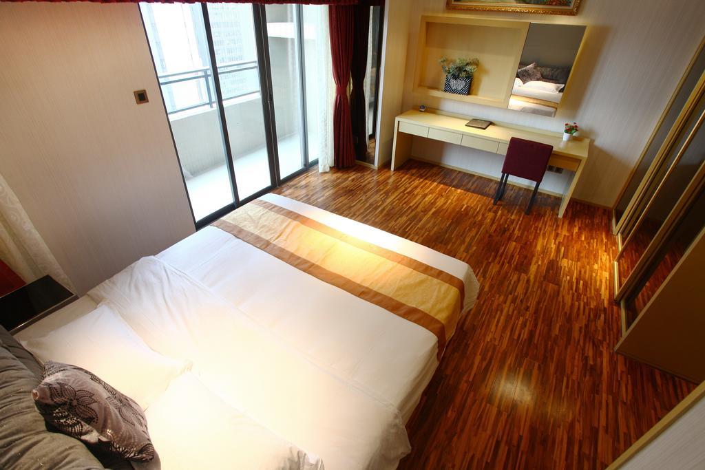 Heefun Apartment Hotel Guangzhou - Poly D Plaza Branch Zimmer foto